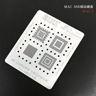 Трафарет Amaoe для Macbook SSD, BGA, реболлирующий IC чип, Оловянная сетка для завода, шаблон нагрева, Amaoe MAC: толщина 2 0,15 мм