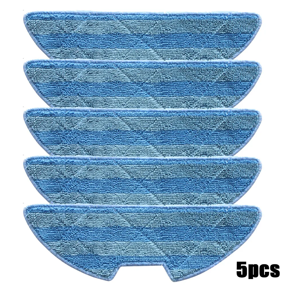 

5Pcs Microfiber Cloths Mop Cloth Soft And Washable Suitable For RV-R500 Robot Vacuum Cleaner Parts Home Cleaning