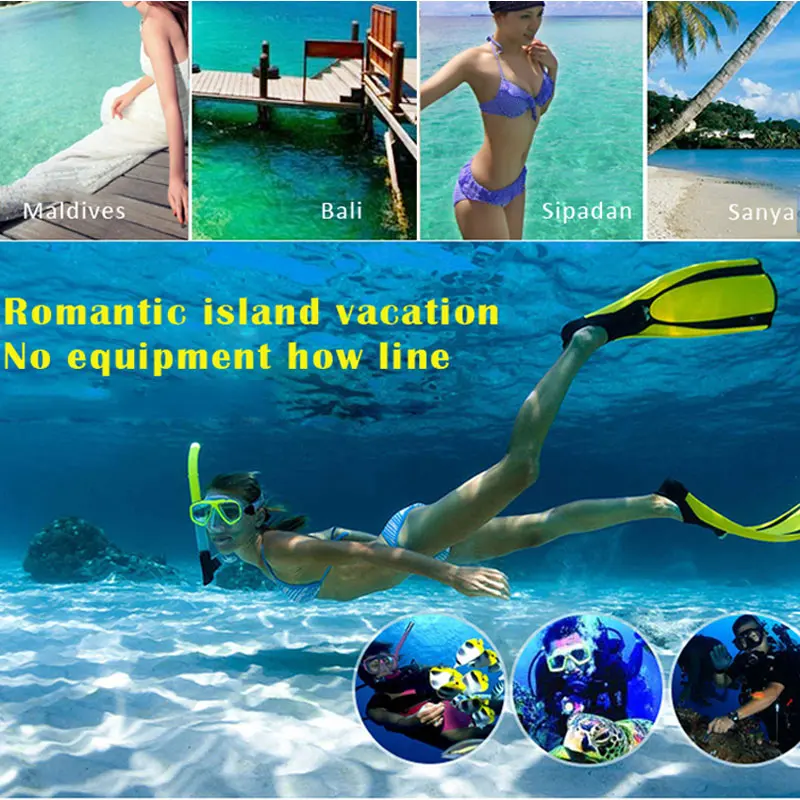 

Adult Swimming Goggles Crystal Clear Wide View Diving Glasses Snorkel Mask WHShopping