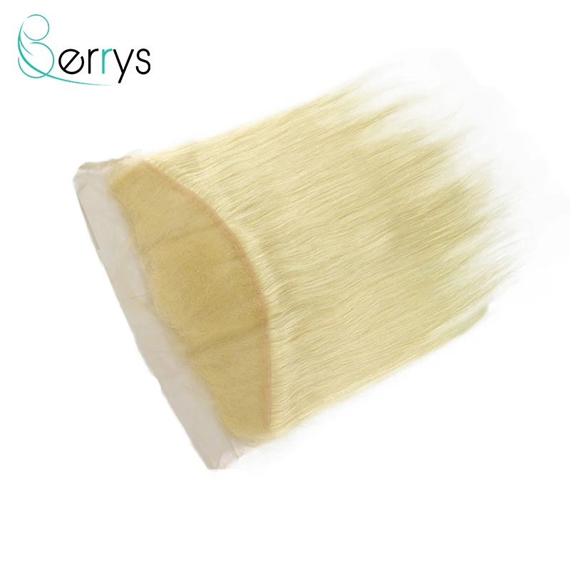 Блонд Кружева Фронтальные 13х4 перуанские прямые предварительно собранные