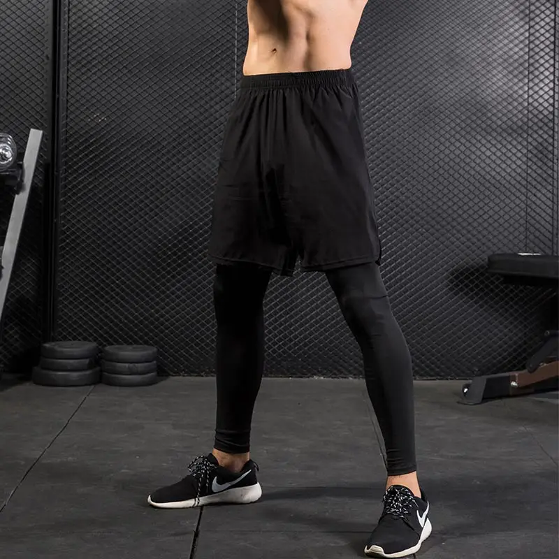

Men's Compression Pants Male Tights Leggings for Running Gym Sport Fitness Quick Dry Pants Joggings Workout Black Sport Trousers
