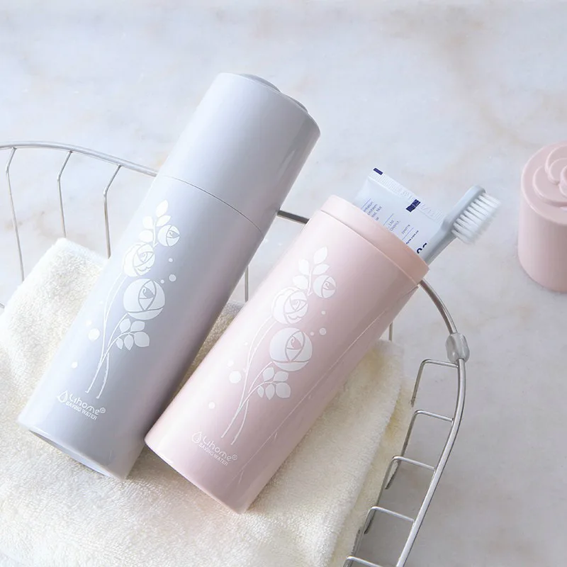 Country Style Portable Round Toothbrush Storage Box Case Student Travel Toothpaste Bathroom Accessories | Дом и сад
