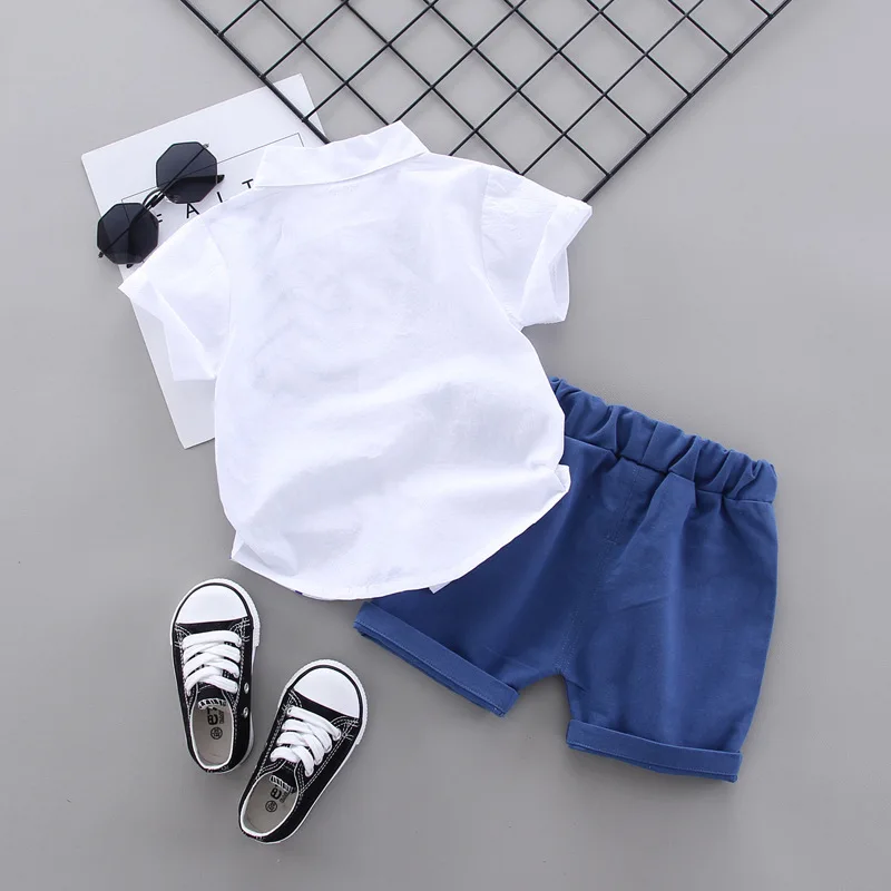 New Summer Children Fashion Clothing Baby Boys Girls Cartoon Shirt Shorts 2Pcs/sets Kids Infant Casual Clothes Toddler Tracksuit | Детская