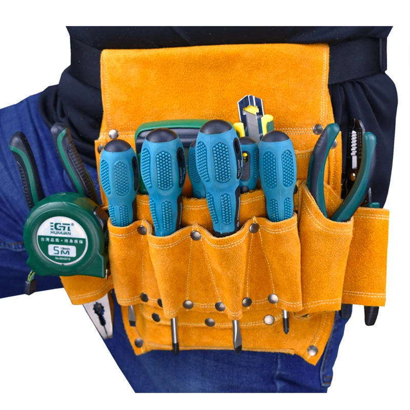 Сумка для инструментов из коровьей кожи многофункциональная электрическая