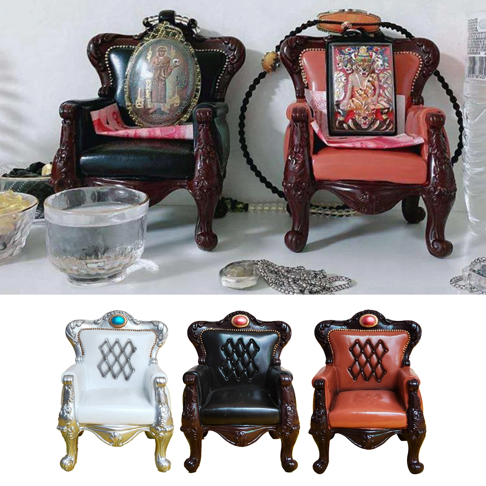 

1/9 Action Figures Doll Retro Resin Single Sofa Furniture Toy / Cult