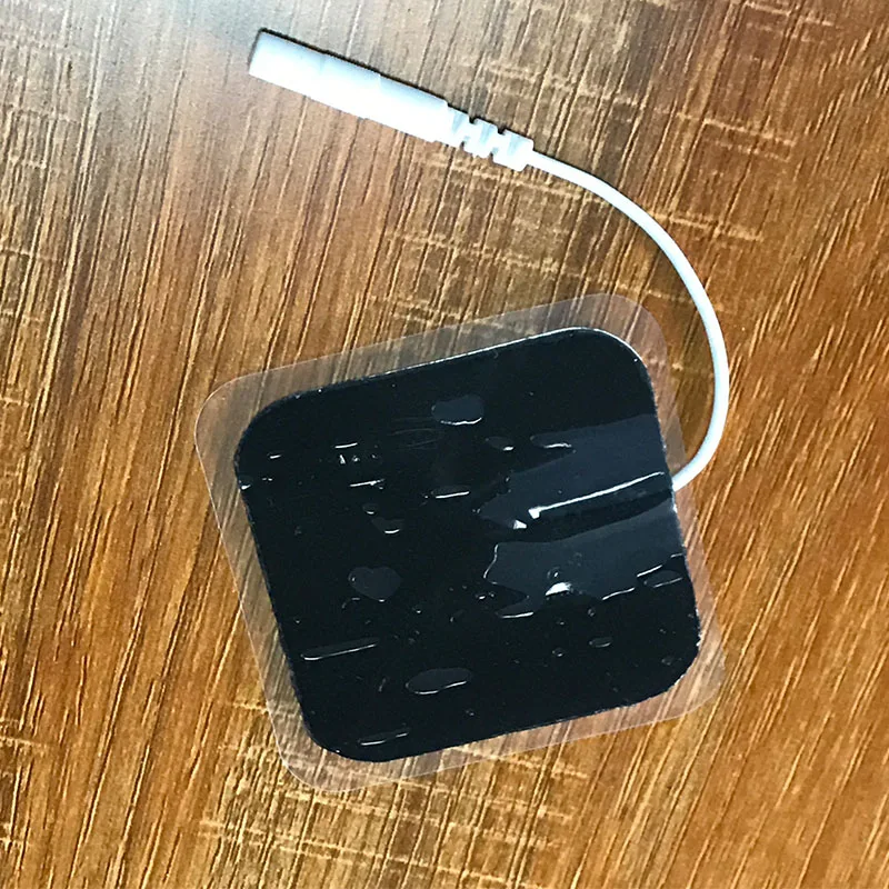 10 шт. многоразовые электродными пластинами для Тенс EMS блок с 2 мм разъем массаж