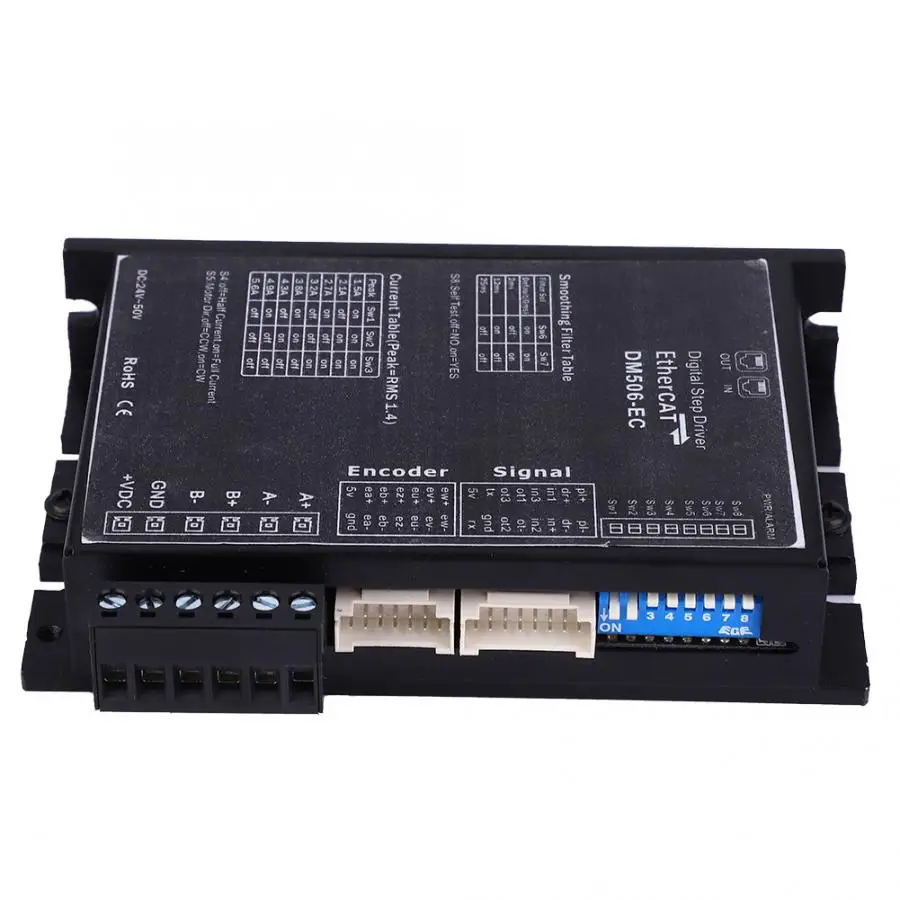 Серводвигатель Nema 17 23 24 34 Цифровой Драйвер шагового двигателя протокол Ethernet DC24 ~ 50