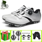 Профессиональная велосипедная обувь кеды для велоспорта Для мужчин светильник педали перчатки горный велосипед Белый спортивный гоночный Sapatilha Ciclismo