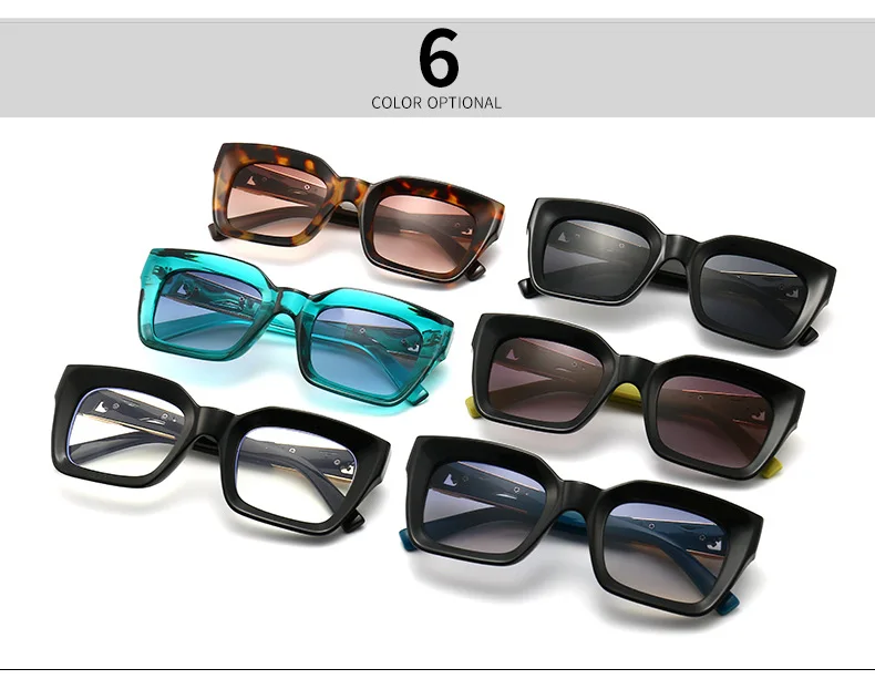 

JackJad 2021 Fashion Cool Square Style Golden Jumping Leopard Sunglasses Vintage Luxury Brand Design Sun Glasses Oculos De Sol