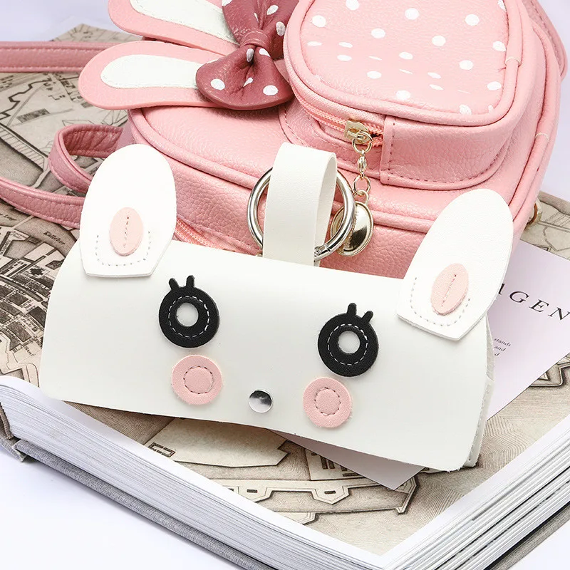 Модная сумка для очков из ПУ кожи популярный милый мультяшный чехол