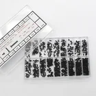 Бесплатная доставка 18 видов очки Рамка Тетрадь винт маленький болтов и гаек с миниатюрными винтами задней крышки часов винт