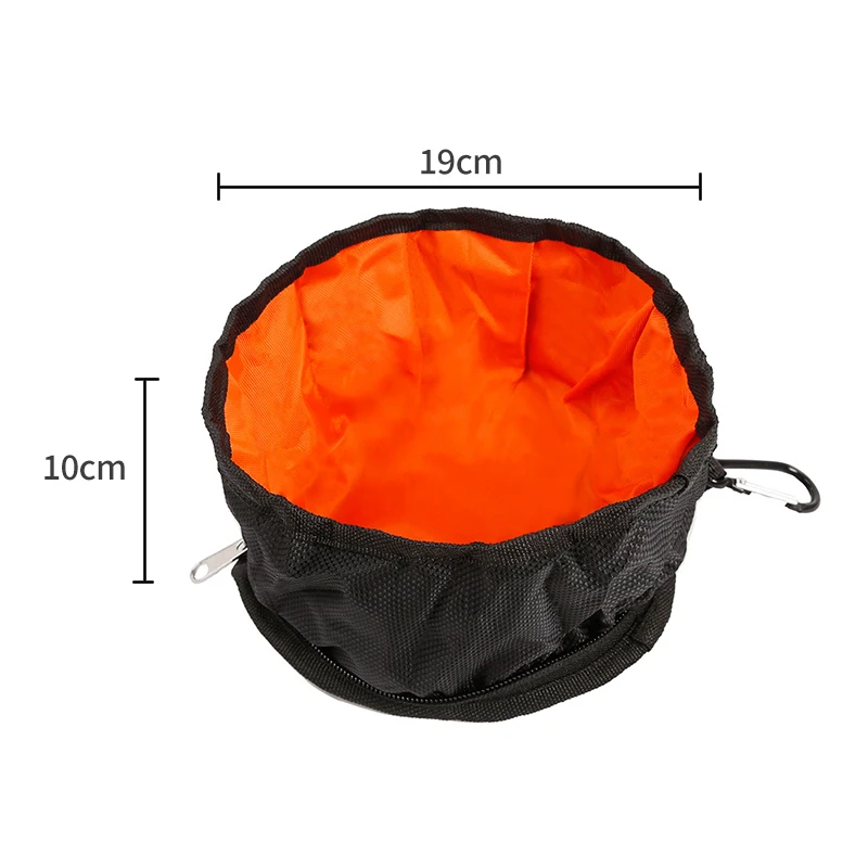 Petshy Портативный складная пластиковая миска для собак и кошек дорожная Фидер