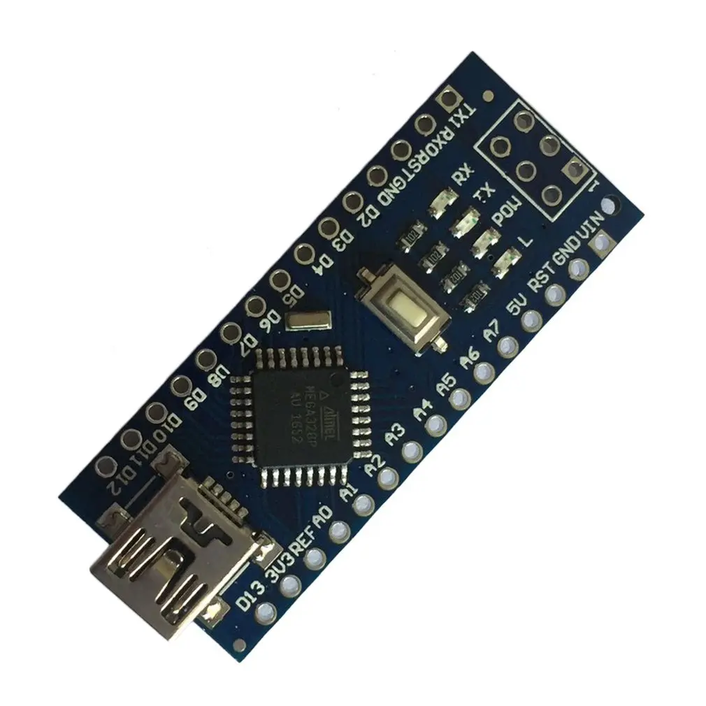 Новейшая Плата модуля Nano V3.0 ATmega328P 1 шт. + Бесплатный мини USB кабель для