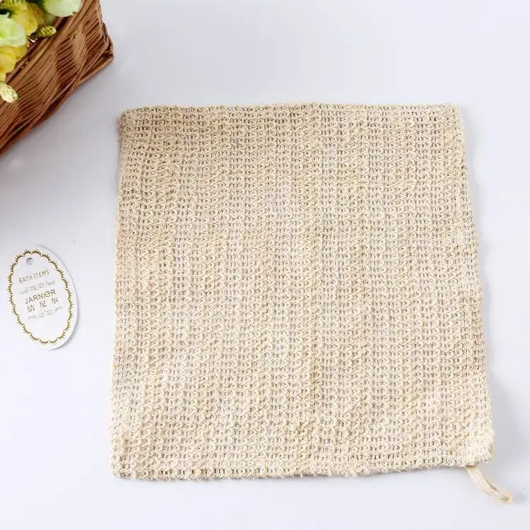 Упаковка из 10 шт. хлопка и льна для мыла сумка пенообразующая Губка Мыло Чистая