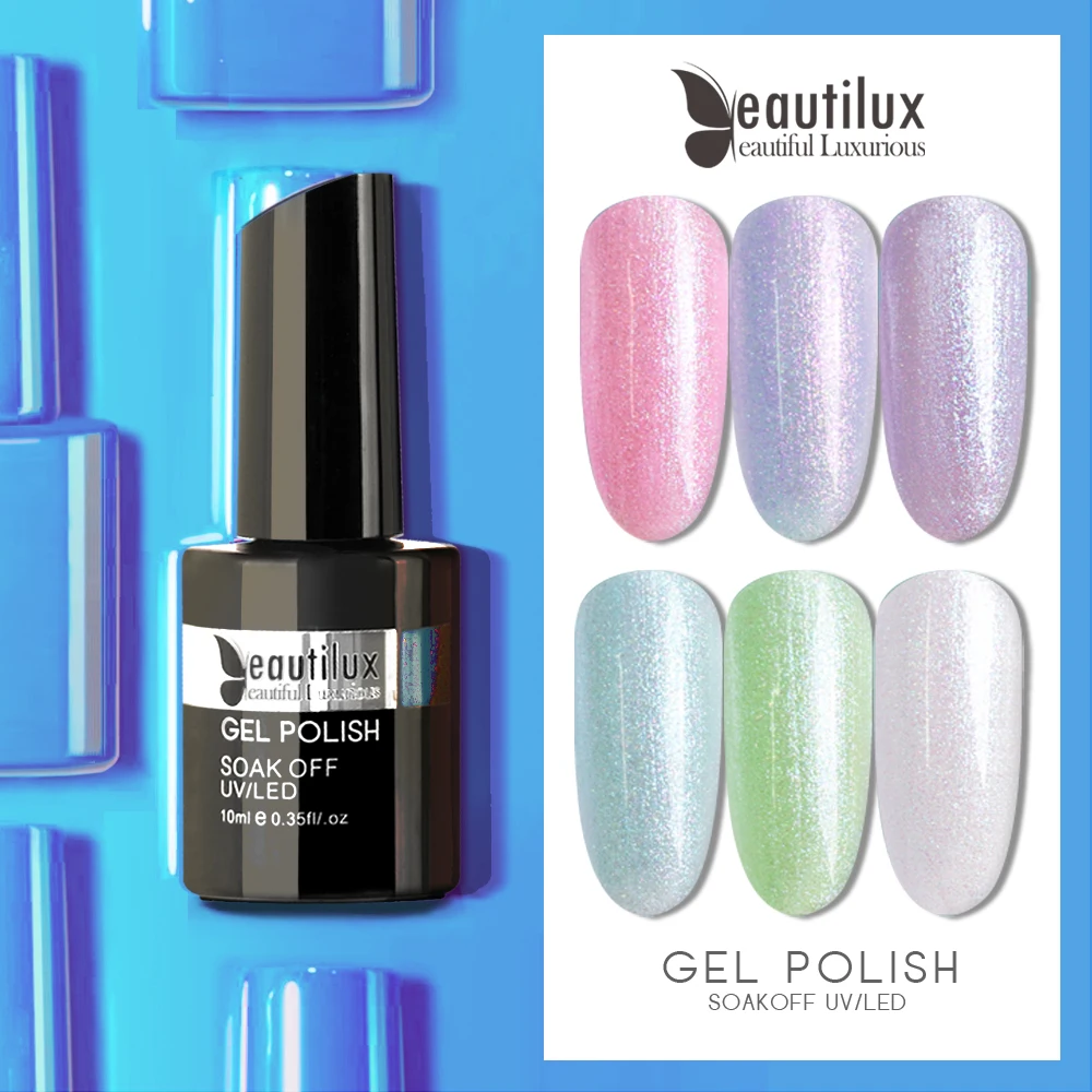 Beautilux 10 мл 1 шт. Зимняя коллекция цвета для ногтей Гель лак УФ светодиодный