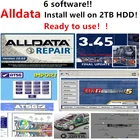 Программное обеспечение для ремонта автомобилей Alldata 2021 Vivid workshop Els.W.n6.0 ATSG 10,53 A.tod.ta 2017 Mit.che.l, хорошо устанавливается на жесткий диск 3,45 дюйма