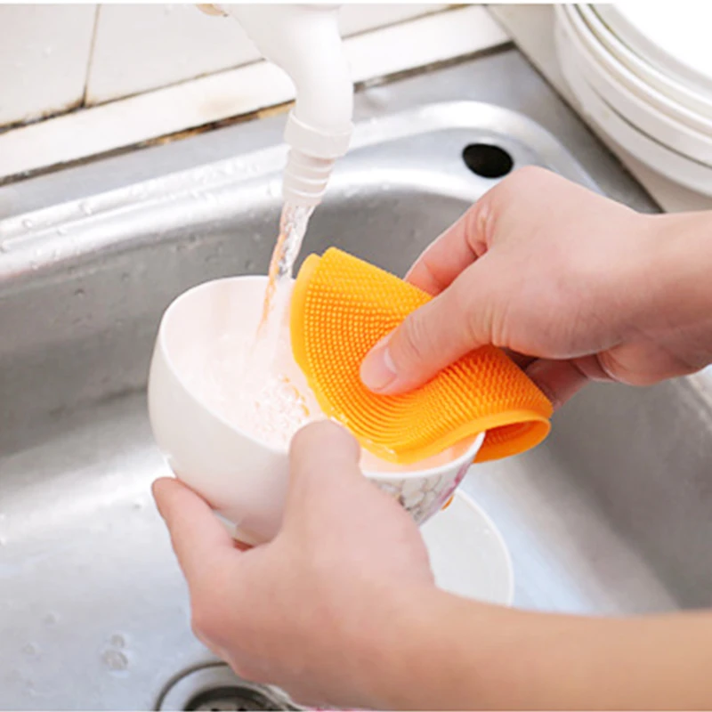 Силиконовые Волшебные чистящие щетки силиконовый чистящий коврик для посуды