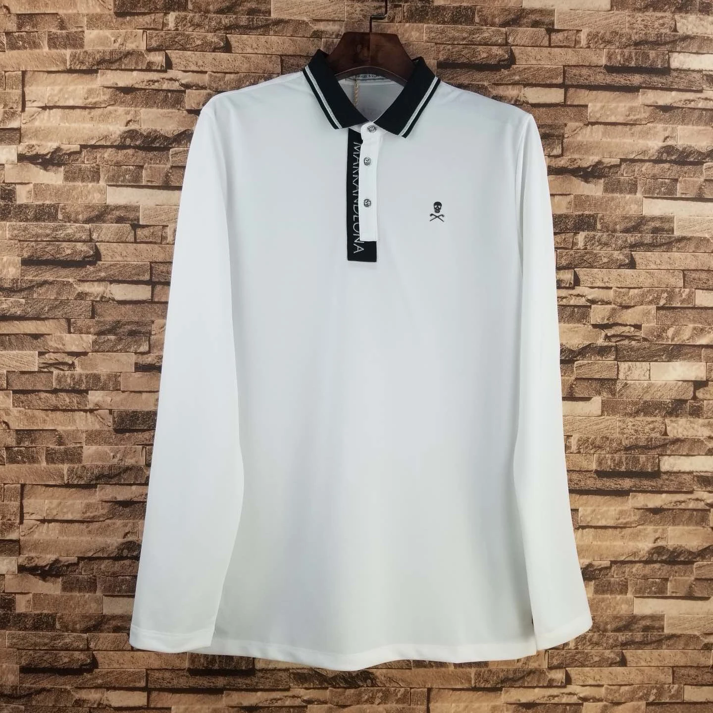 

Мужская тонкая одежда MK Golf, рубашка-поло с длинным рукавом для весны и лета