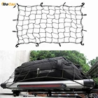 Тяжелый банджи для грузовиков, сетчатая сетка для багажника на крышу, 90 х12 см3 дюйма x 4 дюйма, 12 крючков из АБС-пластика, для кровати пикапа, кровати, внедорожника, багажник на крышу