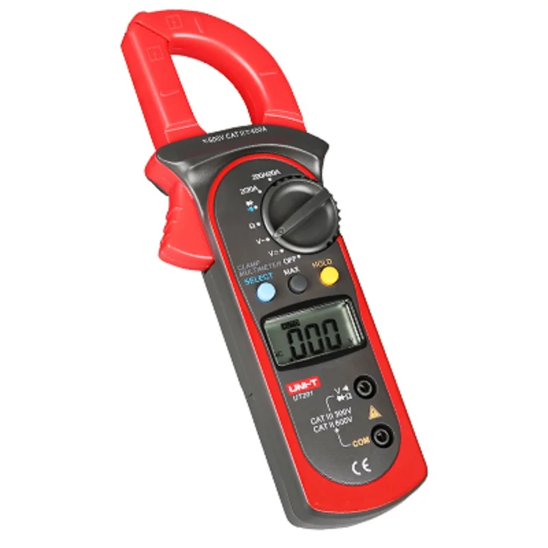 UNI-T UT201/UT202/UT202A/UT203/UT204/UT204A 400-600A Ручной цифровой зажим тестер НТС DC/AC мультиметр Измеритель сопротивления