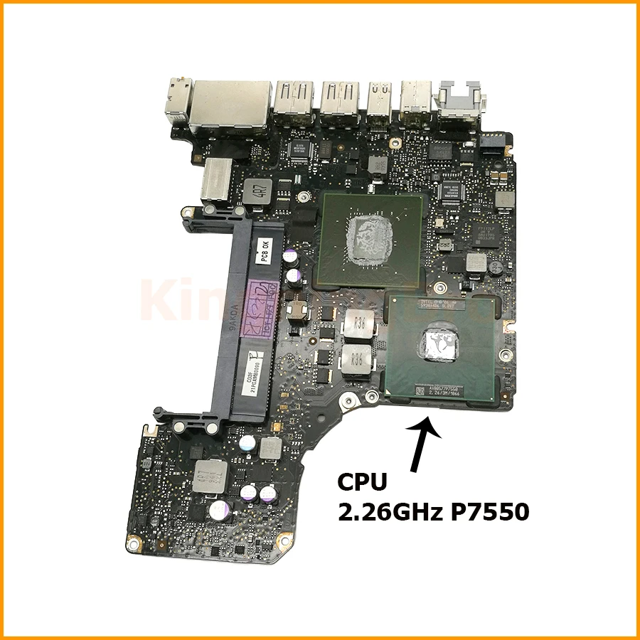 Протестированная материнская плата 2009 для Macbook Pro 13 &quotA1278 логическая 2 26 ГГц P7550 820