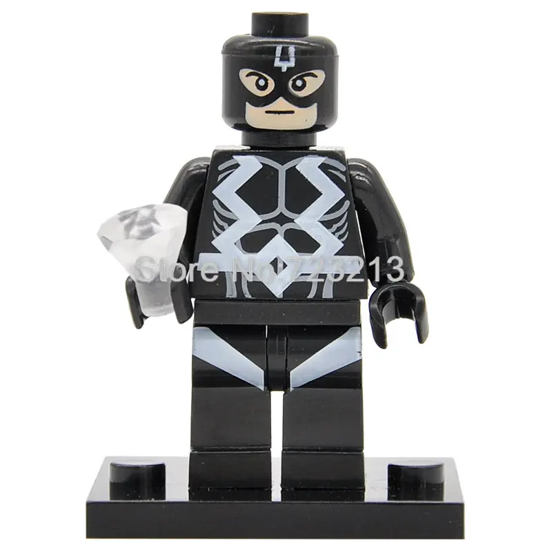 Black bolt bats Супер герой фигурка Темный Феникс Cannonball Atom женщина Dormammu Mr Sinister DC Красная стрела Canari строительные блоки игрушки PG8059 - Цвет: Black bolt bats