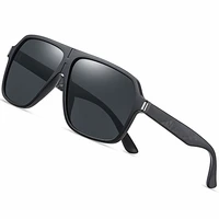 fashion polarizing hd sunglasses men tr90 large frame rectangle sun glasses sport design male retro sunglasses gafas de sol