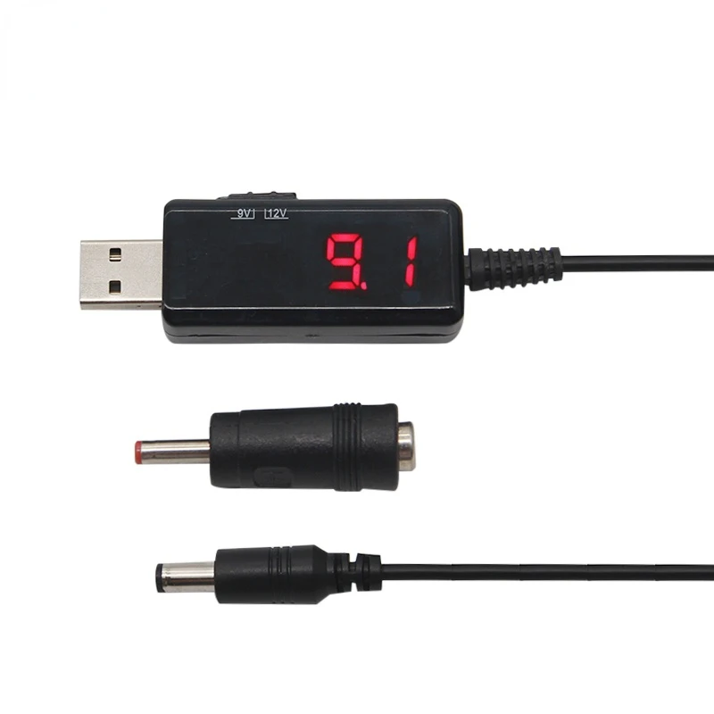 USB-кабель для преобразователя постоянного тока с 5 В на 9 в 12 регулируемое