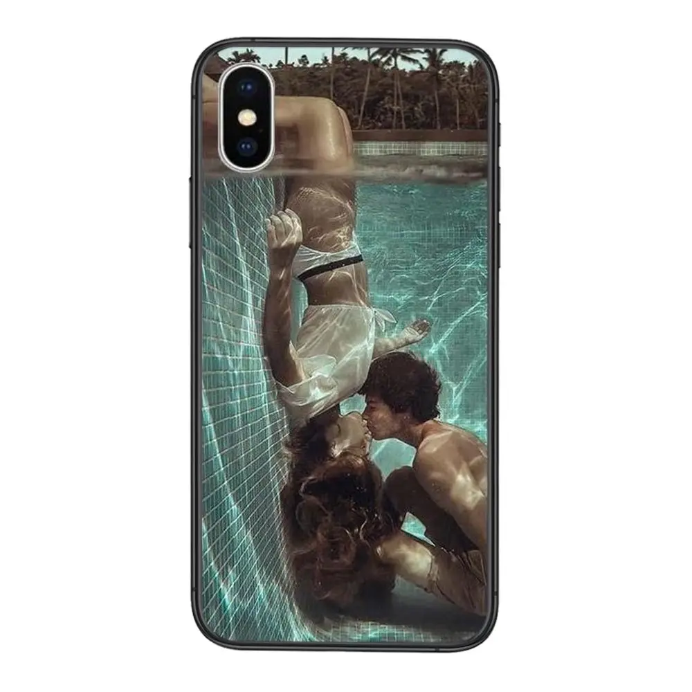 Для iPhone 12 11 X XR XS Max Mini Pro 8 7 6 6S Plus SE 2020 5 фотоблесток черный водостойкий искусство Prime