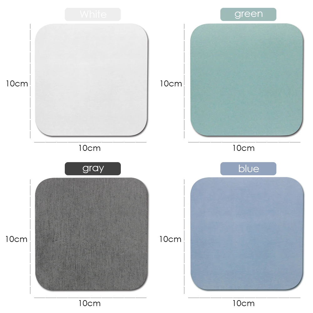 Многоцветная подставка для чашки диатомовая впитывающая нескользящая