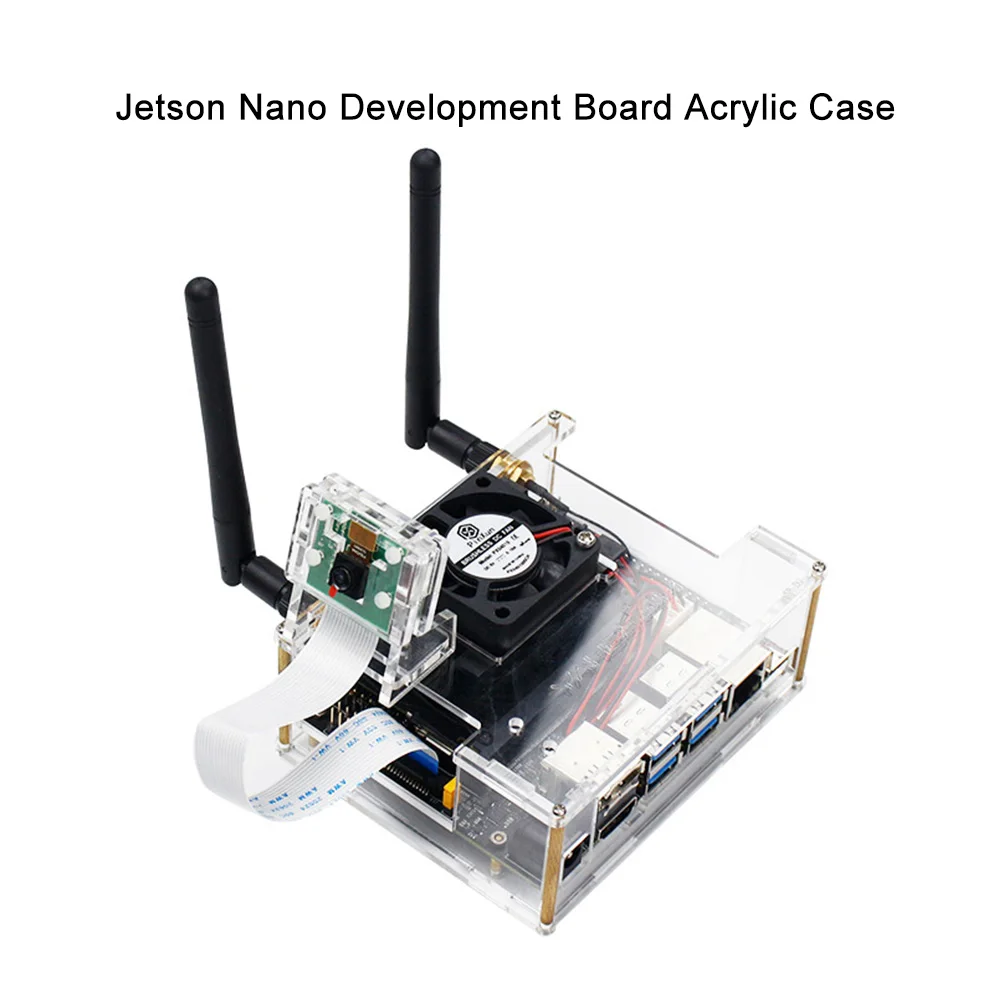 NVIDIA Jetson Nano Прозрачный Акриловый чехол для с охлаждающим