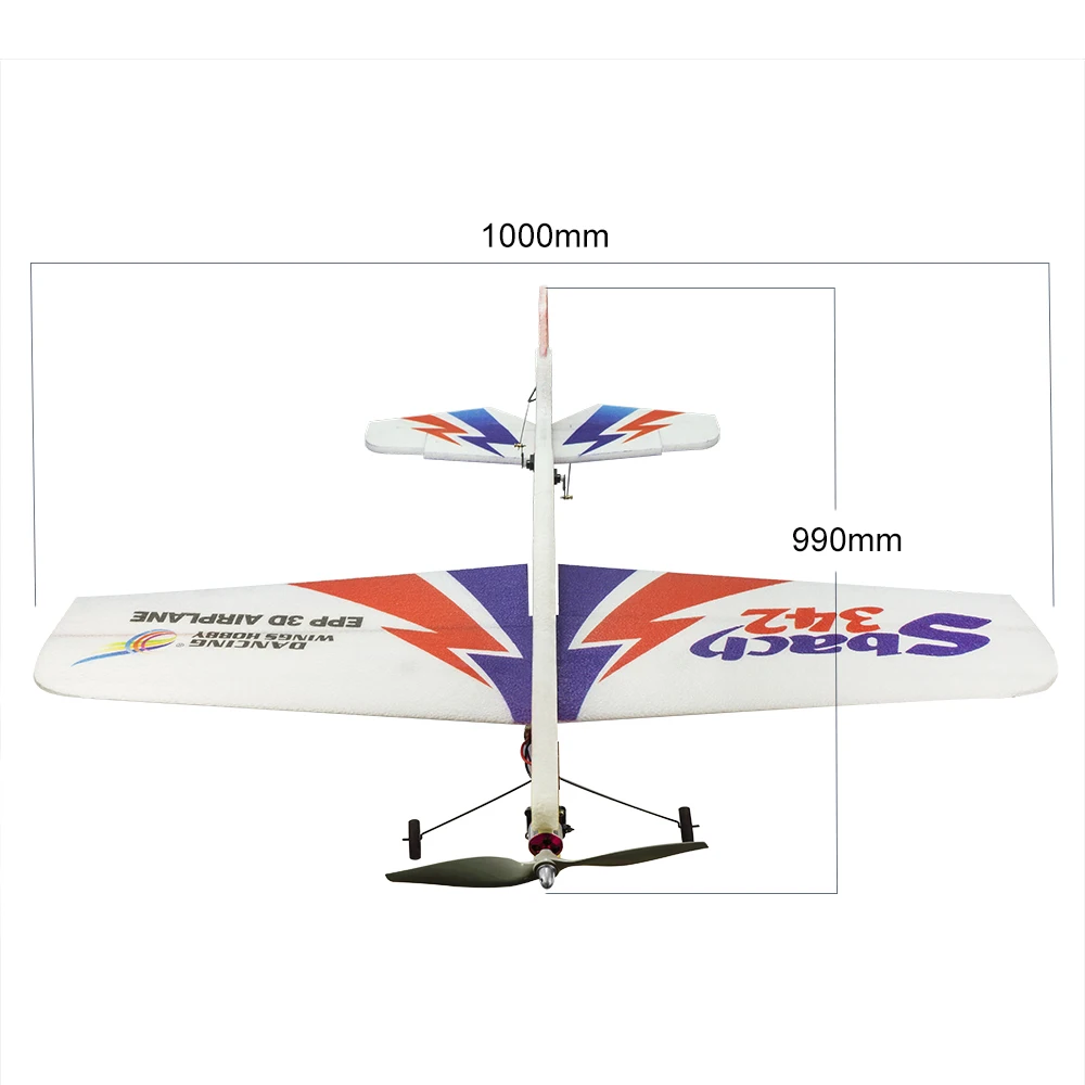 E1801 сборочные игрушки EPP RC самолет 1000 мм с электроприводом SBACH342 Разобранная