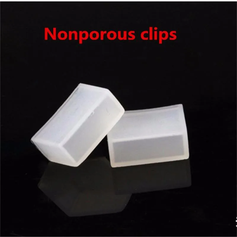 

1000pcs 0 2 4 hole Silicon clip end cap use for SMD 5050 3528 3014 5630 ws2801 ws2811 ws2812b waterproof led strip light tube
