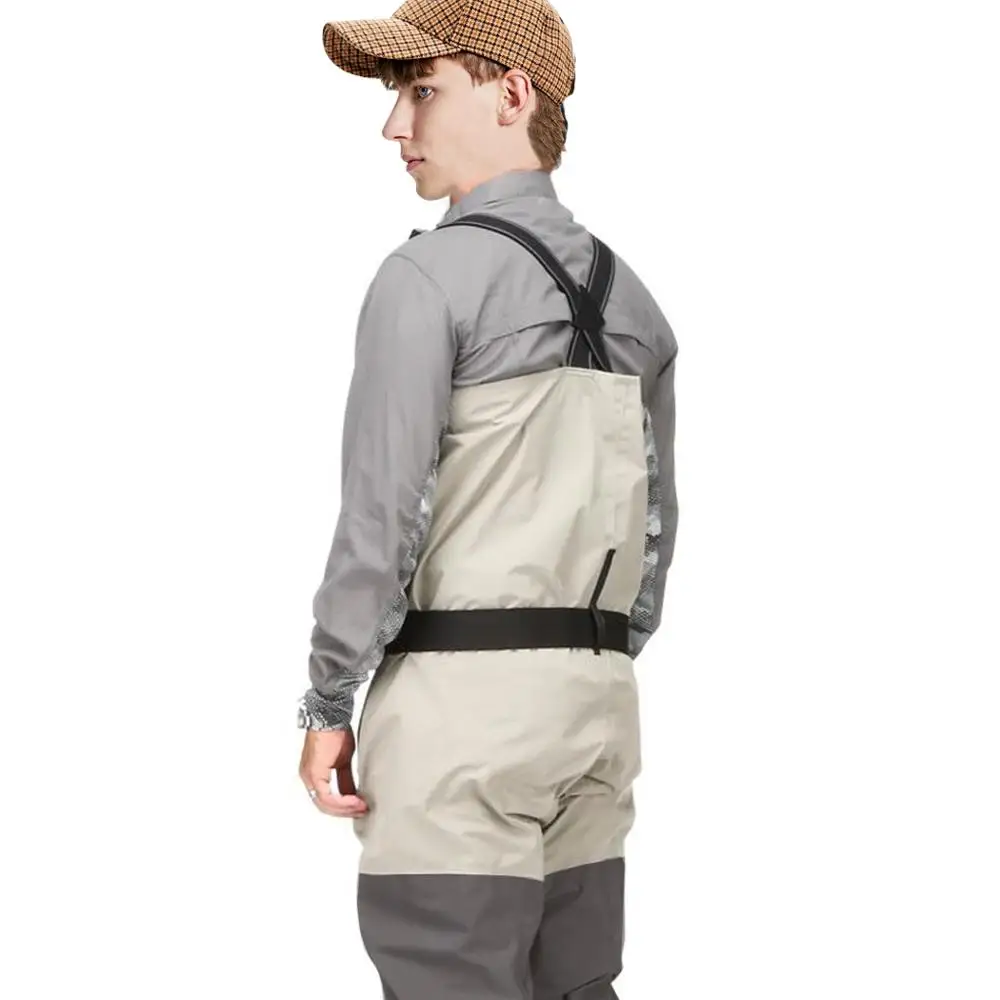 Мужские Водонепроницаемые чулок утепленные дышащие нагрудные рыбацкие сапоги