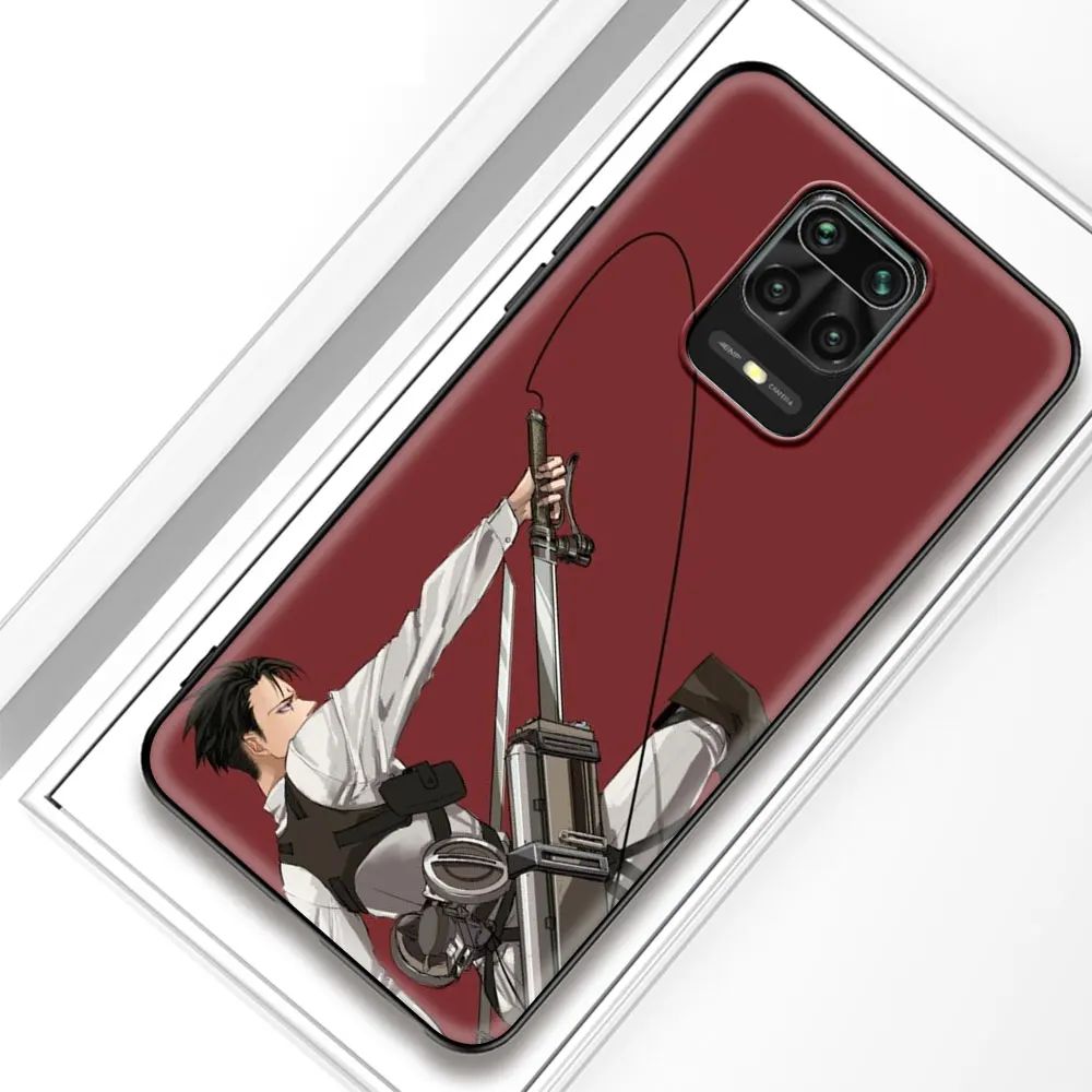 

Phone Case for Redmi Note 9 9S 8T 8 7 6 9A 9C 9i 8A 7A 6A K30 Pro 4G Shockproof Silicone Shell Coque Attack On Titan