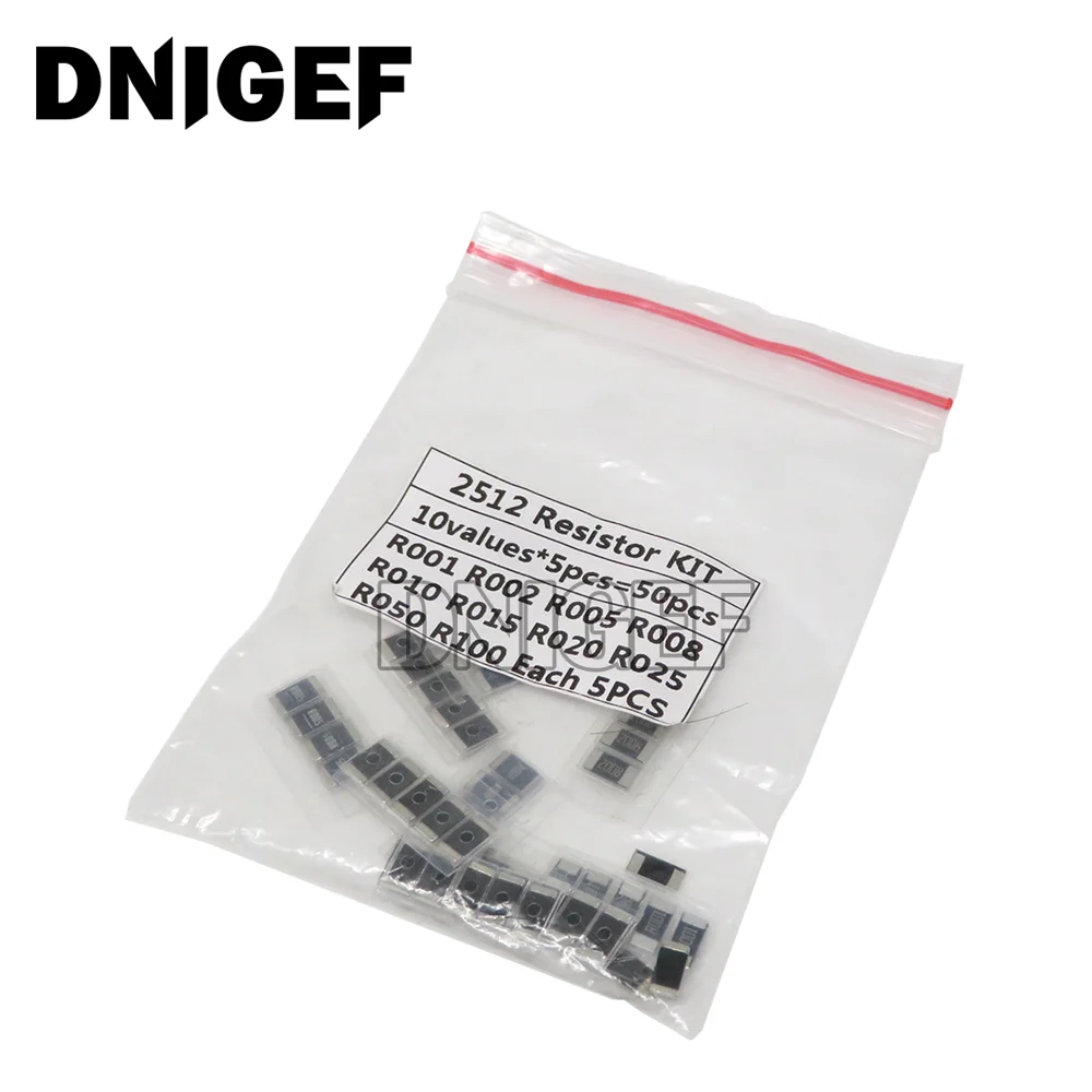 

Флэш-накопитель 2512 SMD, 10 видов X 5 шт. = 50 шт., R001, R002, R005, R008, R010, R015, R020, R025, R050, R100, 50 шт.