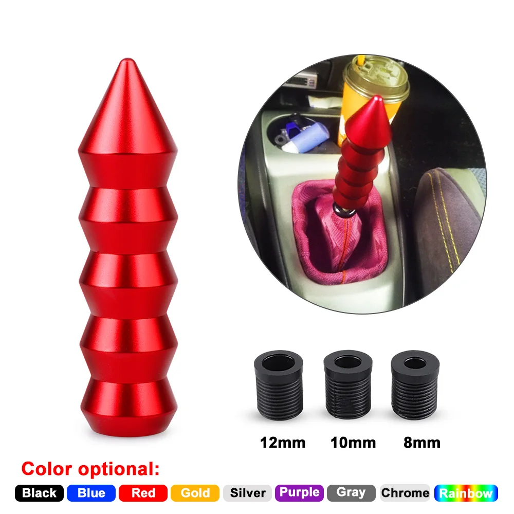 146 мм ручка переключения передач Универсальный алюминиевый конус M12 M10 M8 * 1 5 рычаг