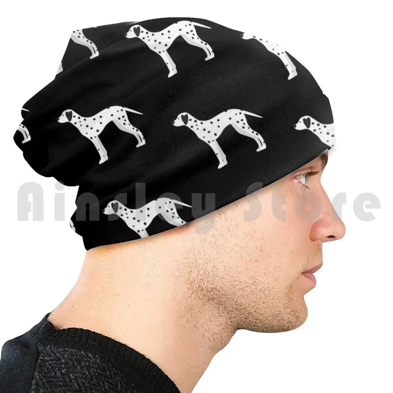 Далматинские шапочки пуловер Кепка Удобная далматинская собака Dapper щенки папы