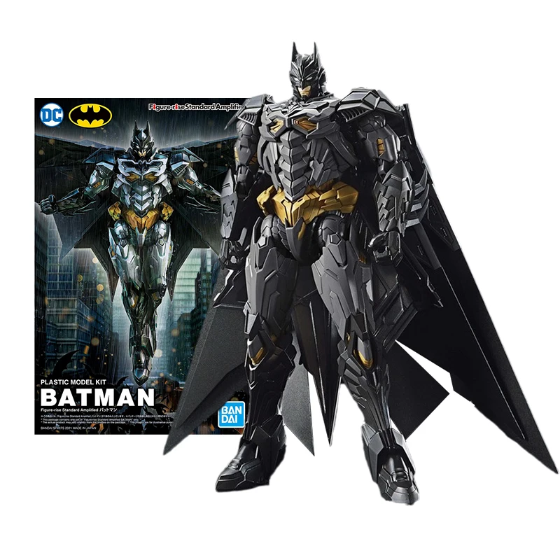 

Bandai Genuine Batman Anime Figure-rise Standard Amplified Batman Collection Gunpla Anime Action Figure Toys for Children