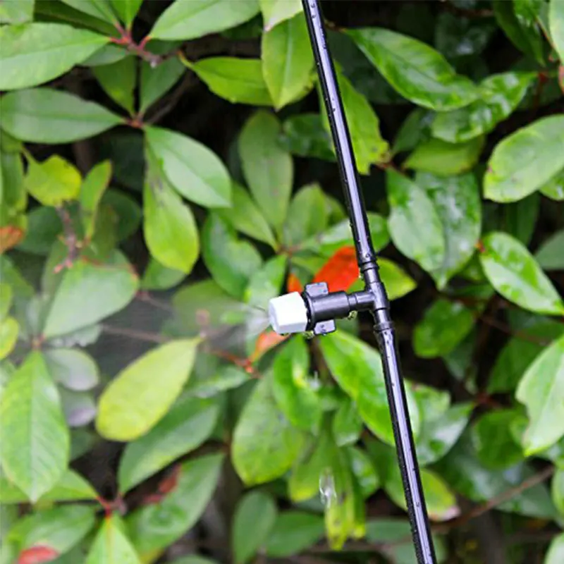 Черные садовые разбрызгиватели 5 шт./лот насадки и тройники для насоса полива