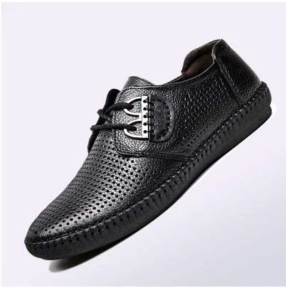style 3- black Мужская модная обувь из коровьей кожи; Рабочая обувь; Повседневная Деловая обувь из натуральной кожи на шнуровке; мужские кроссовки на плоской подошве; Zapatos De Hombre - Цвет: style 3- black