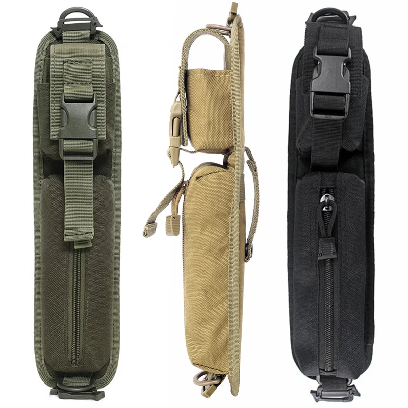 

Tactical Backpack Shoulder Strap Sundries Pouch Molle Key Flashlight Pouch Outdoor Camping Hunting Accessories Pack EDC Tool Bag