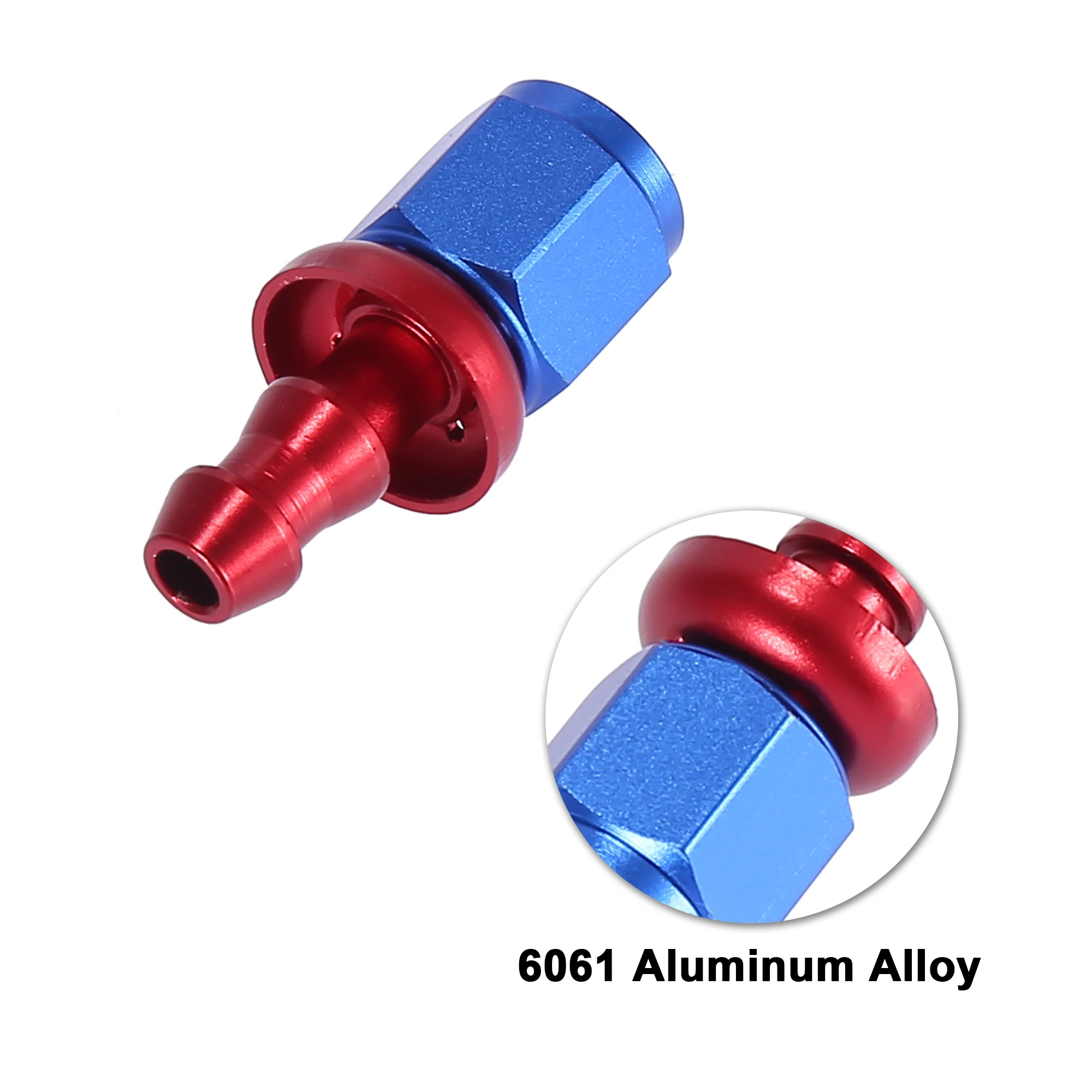 X Autohaux AN4 AN6 AN8 AN10 AN12 прямой 0/45/90/180 градусов защелкивающийся поворотный концевой