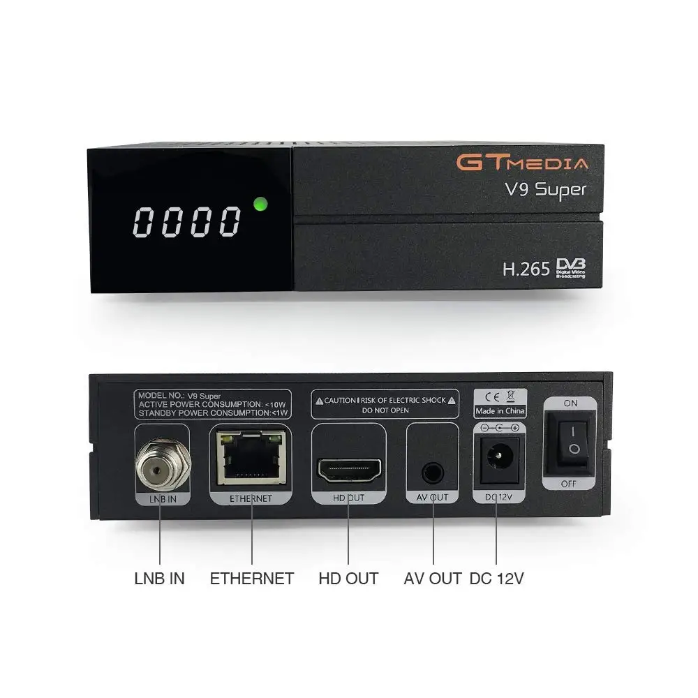 Суперспутниковый приемник GTMedia V9 встроенный Wi-Fi Full HD DVB-S2/S Freesat V8 суперприемник |