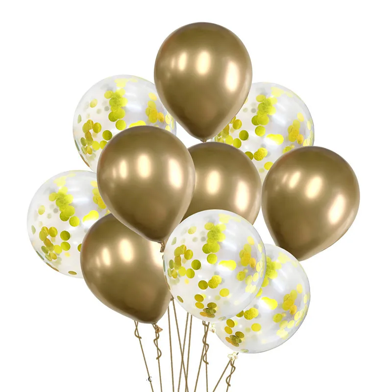 Металлический воздушный шар &quotКонфетти&quot Свадебные украшения гелий подставка