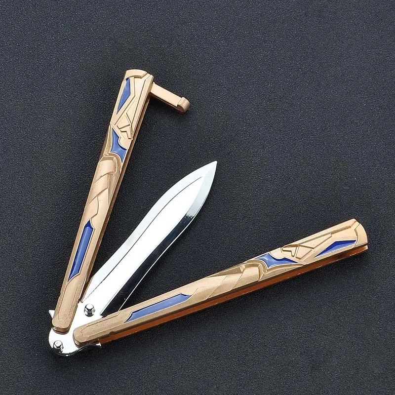 Новый аниме периферийный Бэтмен против Супермена Бабочка нож качели Упражнение