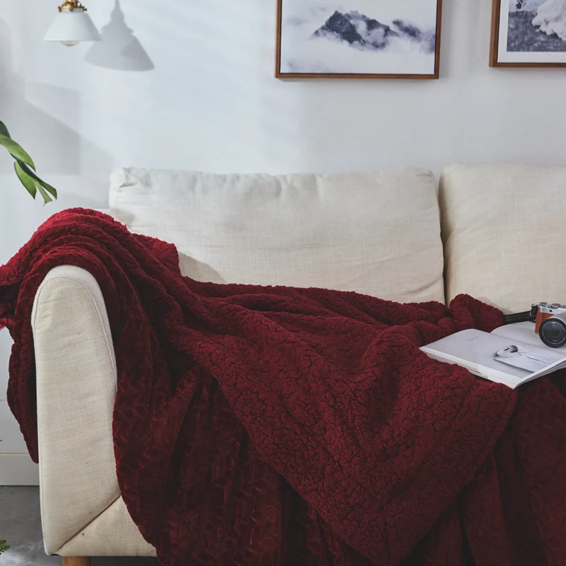 Супермягкое теплое зимнее постельное белье однотонные фланелевые одеяла из