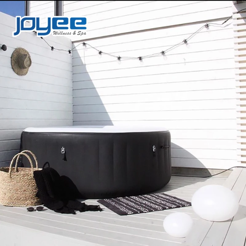 JOYEE 2 4 6 взрослая круглая аэрация портативный ленивый z spa открытый джакузи Мягкая