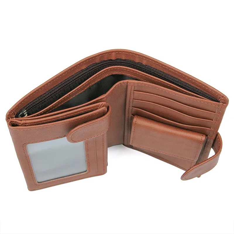 Мужской кошелек из 100% натуральной кожи для монет маленький мини-кошелек карт