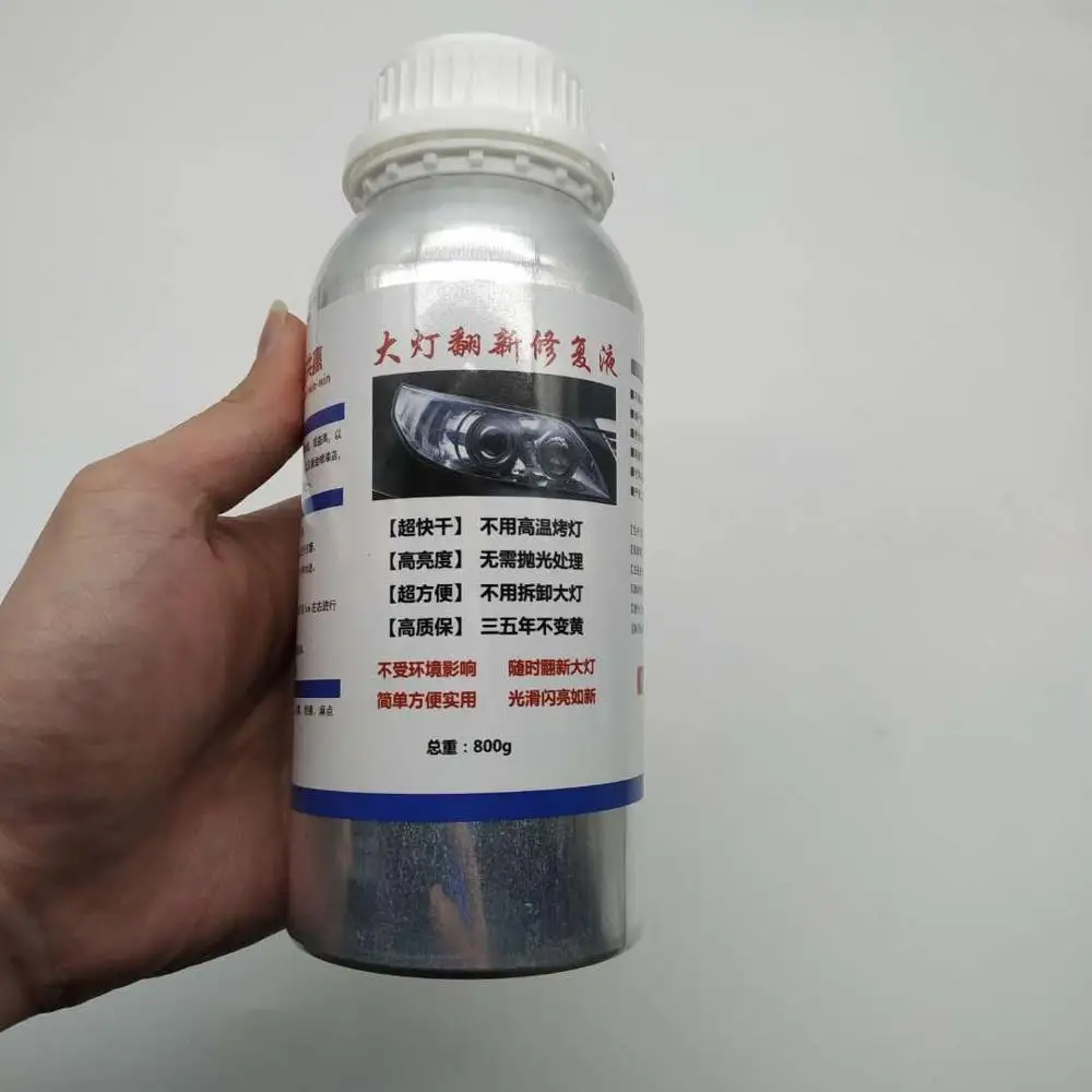 Набор для полировки фар полировка автомобильных 800 мл жидкий полимер лак